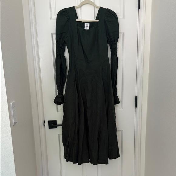 Dresses & Skirts - NWOT Son de flor x aclotheshorse briar dress in evergreen XS